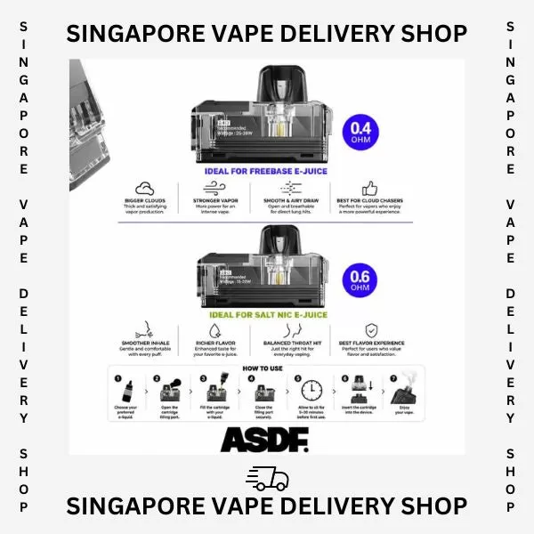 Vapetape Engage - Cartridge Only / Quartz Blue - Image 2