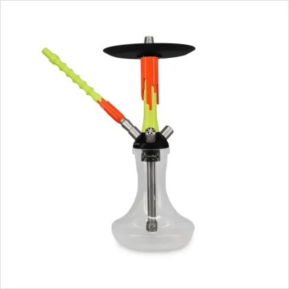 Shisha Mamay Customs Flow Yellow Orange - Mamay Customs / Uszczelka / Dzban / Aluminium / Limonkowy