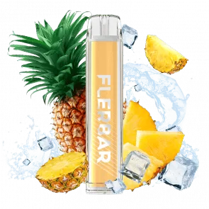 Flerbar – Pineapple Ice - Flerbar / Ananas / 550 mAh / Glycerin / Propylenglykol / Nikotin-Benzoat / Aromastoffe / Nikotin / 20mg/ml / ca. 600
