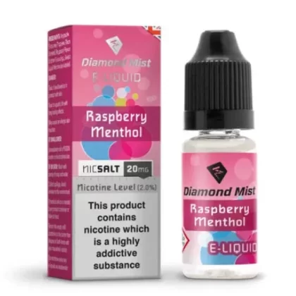 Raspberry Menthol Nic Salt by Diamond Mist 20mg 10ml