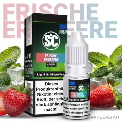 SC Liquid – Frische Erdbeere - 6mg/ml, 3mg/ml
