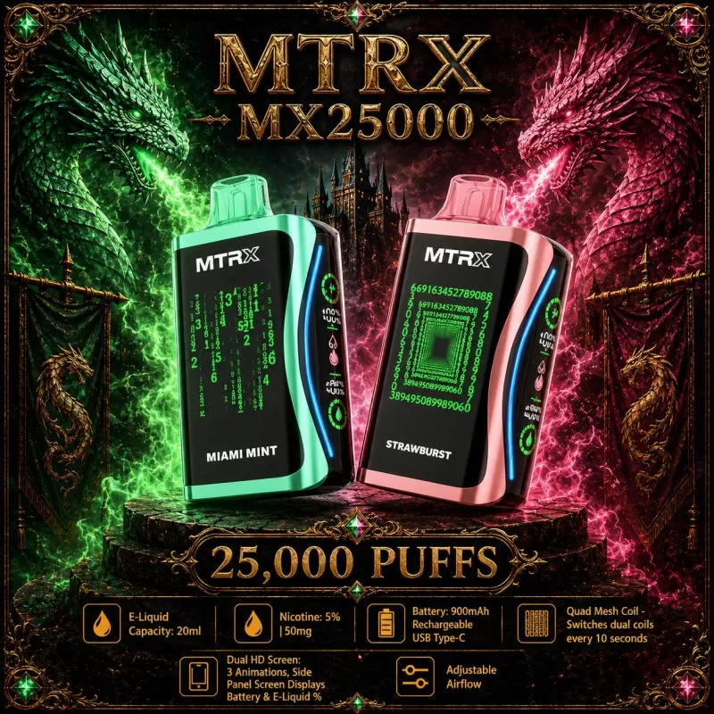 MTRX MX25000 - Candied Grape - Vapeciga