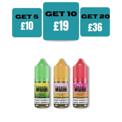 Firerose 5000 Nic Salt 10ml E-liquids - Blueberry Pomegranate / 20mg