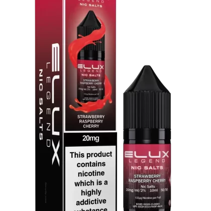 Strawberry Raspberry Cherry Nic Salt By Elux Legend