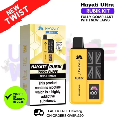 Triple Mango Hayati Rubik 7000 Puff 7K Bar