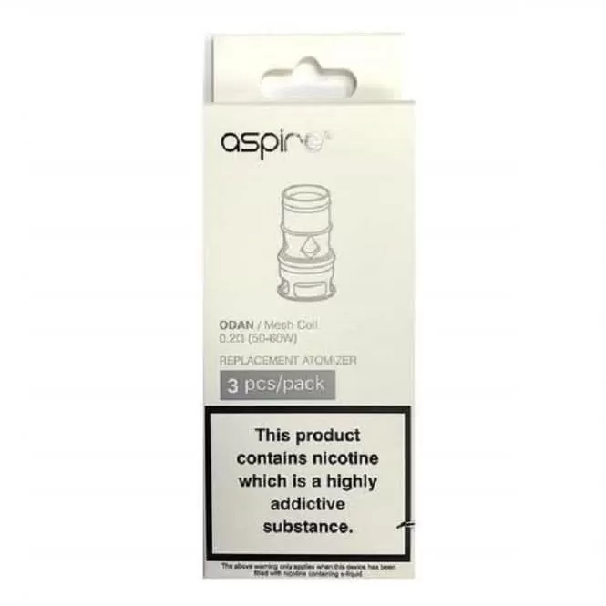 Odan Replacement Mesh Coils by Aspire (3 Pack) - 0.2 Ohm