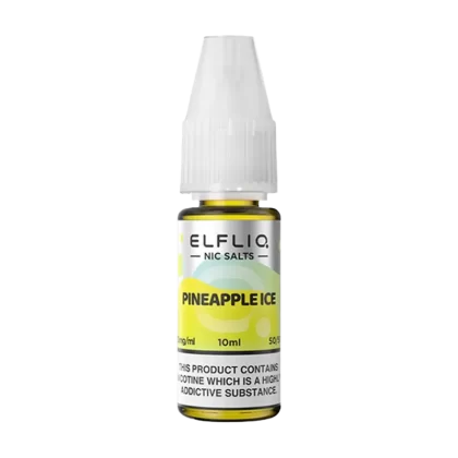 Pineapple Ice Elfliq Nic Salt by Elfbar - 10ml - Vape Product, Vape Product