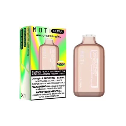 Moti Ultra 5000 Puffs Disposable – Mango Peach Watermelon