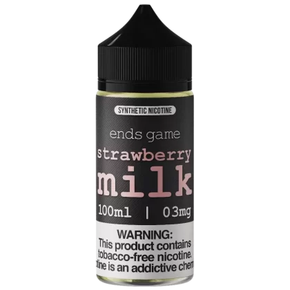 100ML | Strawberry Milk by ends game TFN - Size#100ML~Strength#03MG>06MG>12MG