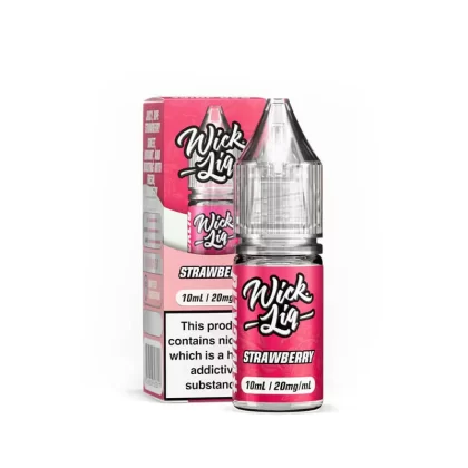Wick Liq Bar Juice Strawberry 10ml Nic Salts E-Liquid - 10mg
