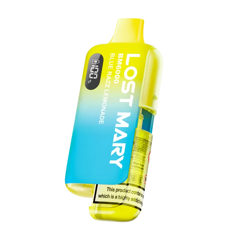 Lost Mary BM6000 Vape Kit - Miami Mint / 10mg - Ecigwizard - Image 2
