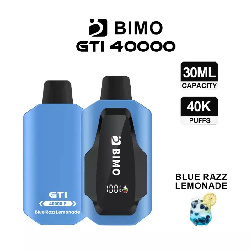 BIMO GTI 40000 Puffs – Blue Razz Lemonade - Vape Store