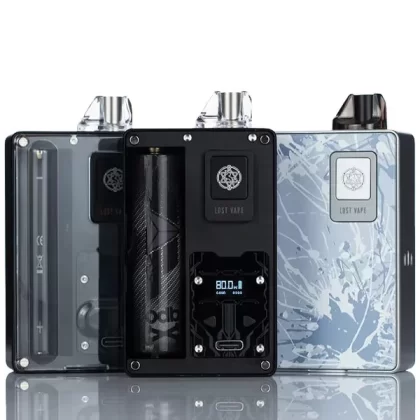 Lost Vape Centaurus B80 80W Boro Box Mod AIO Kit (DISCONTINUED) - Gush Black