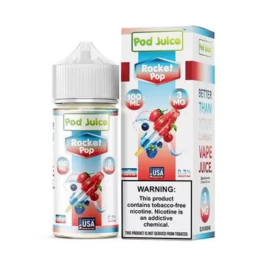 Rocket Pop Pod Juice 100mL - Nicotine Level#0mg>3mg>6mg>12mg