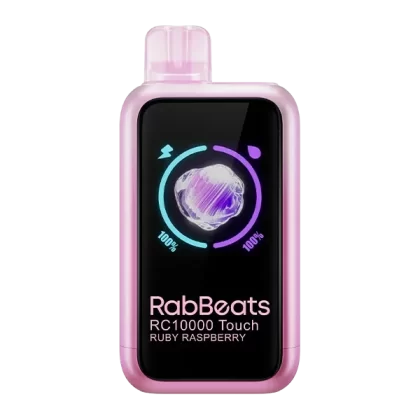 Ruby Raspberry – RabBeats RC10000 TOUCH - Site#VAP~Nicotine#50mg~Size#Single>5 Pack