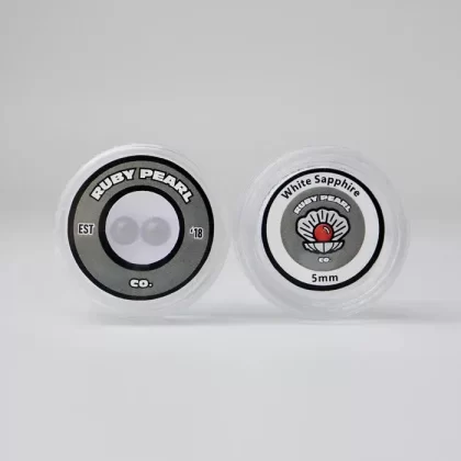 Ruby Pearl Co – Clear Sapphire Pearls 2pk : 5mm - Vape Store