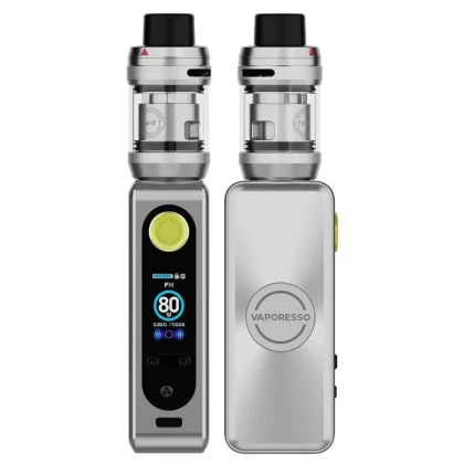Vaporesso GEN SE 80W Mod Kit - Arctic Silver, Dark Black