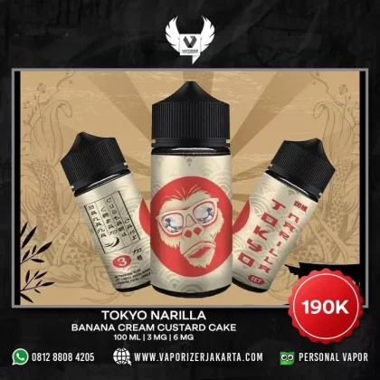 TOKYO NARILLA BANANA CUSTARD CREAM CAKE 100 ML - 3 mg / 6 mg
