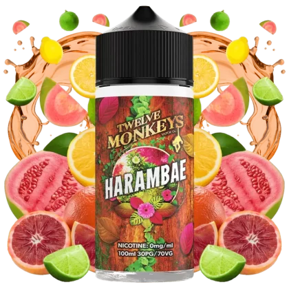 Twelve Monkeys Harambae 100ml E-Liquid Shortfill - Vapourdeal Co