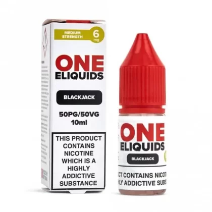 Blackjack E-Liquid 50/50 Series by ONE E-Liquids (10ml) - 3mg