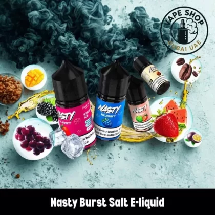 Nasty Burst Salt E-liquid - Berry Bomb, Blue Razz Ice; Vape Product, Vape Product