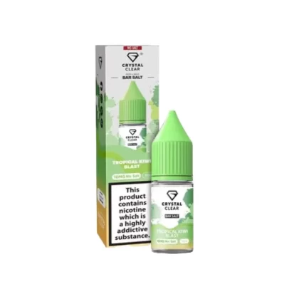 Crystal Clear Bar Salt Tropical Kiwi Blast E Liquid 10ml - Nicotine Strength#20mg>10mg