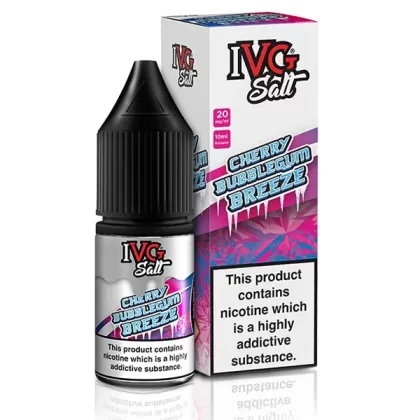 IVG Cherry Bubblegum Breeze Nic Salt E-Liquid - 10mg