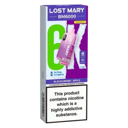 Lost Mary BM6000 Blackcurrant Apple Prefilled Pod Kit
