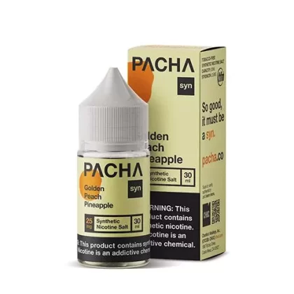 Pacha Salt Golden Peach Pineapple eJuice - Vape Product; Vape Product, Vape Product