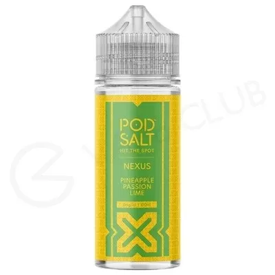 Pineapple Passion Lime Shortfill E-Liquid by Pod Salt Nexus 100ml