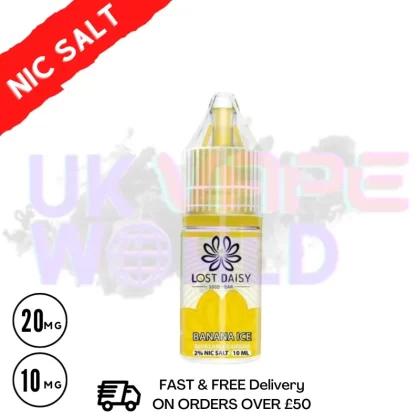 Banana ICE LOST Daisy Nic Salt 10ML eLiquid