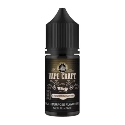 Strawberry Custard – DIY Flavoring – 30mL - Vapecraftinc
