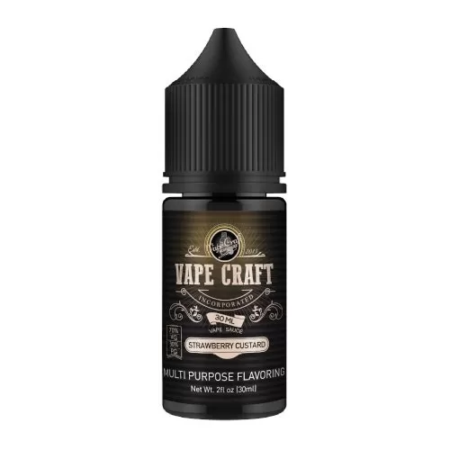 Strawberry Custard – DIY Flavoring – 30mL - Vapecraftinc