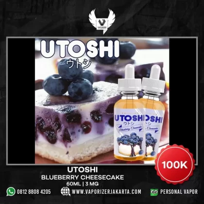 UTOSHI BLUEBERRY CHEESECAKE 60 ML - 3 mg / 60 ml