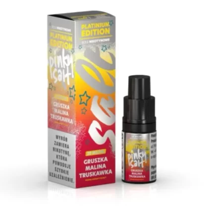 Liquid Pinky Platinium Salt 10ml 20mg Gruszka Malina Truskawka