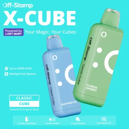 Made in Indonesia | X-CUBE Classic Cube 25K Disposable POD – 25000 Puffs - Strawberry Cream
