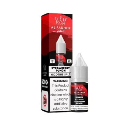 Al Fakher Strawberry Punch Nic Salt Vape Juice - 10mg