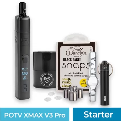 POTV XMAX V3 Pro Starter Vaporizer Kit - Blue