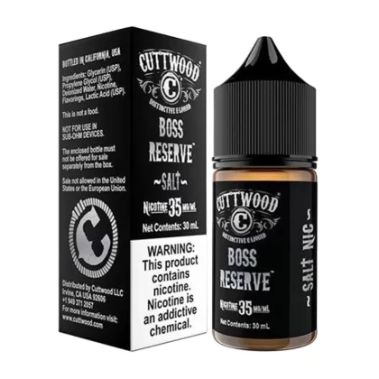 CUTTWOOD Salt - Boss Reserve - 30ML E-Liquid