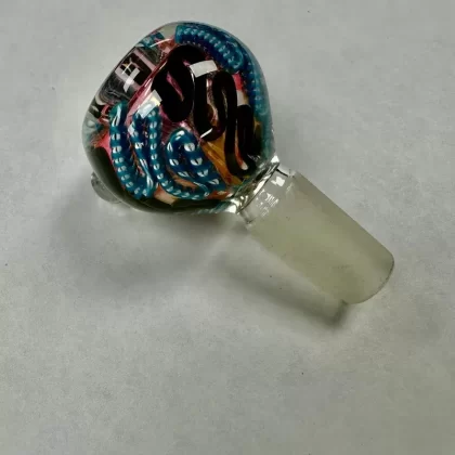 14mm Flower Bowl Multicolor Rope Style