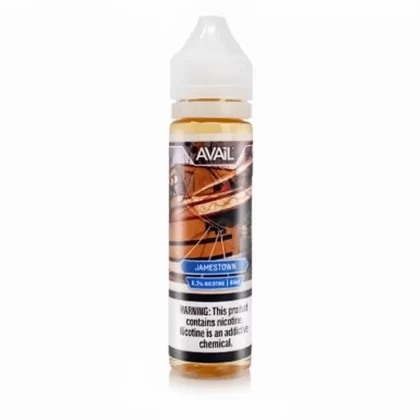 Jamestown – AVAIL Vapor – 60mL Made in USA Virginia Tobacco - Vape Product; Vape Product, Vape Product
