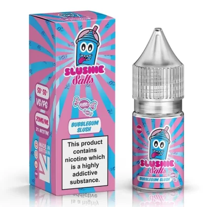 Bubblegum Slush By Slushie 10ml - Nicotine Strength#12mg>3mg>6mg (90B5CD)