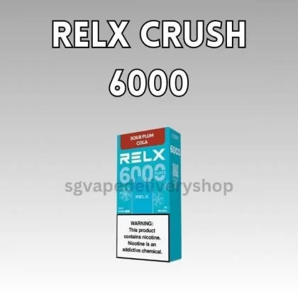 Relx Crush 6000 Puffs - Peach Oolong Tea