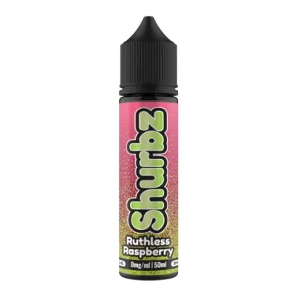RUTHLESS RASPBERRY E LIQUID BY SHURBZ 50ML 70VG
