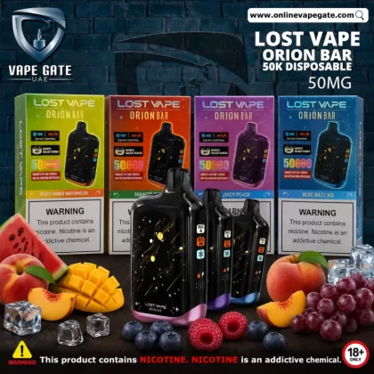 Lost Vape Orion Bar 50k Disposable Device - Rechargeable - Ruby Jelly / 50mg