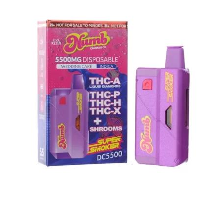 Super Smoker Shroom Wedding Cake Vaporizer – 5.5g
