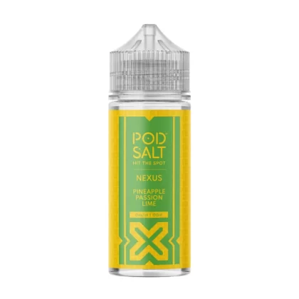 Pineapple Passion Lime 100ml Vape Juice By Pod Salt Nexus - O Nic Shots