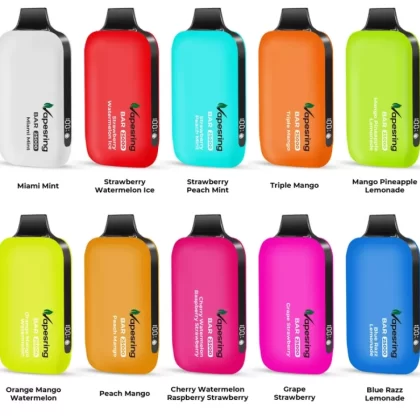 Original Vapesring Bar 25000 Rechargeable Disposable Vape 25000 Puffs ( Worldwide)