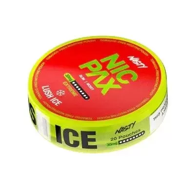 Lush Ice Nicotine Pouches by Nasty Nic Pax