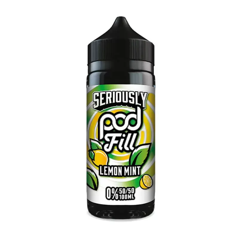 Doozy Seriously Pod Fill Lemon Mint E-Liquid Shortfill - Vapestreams Co
